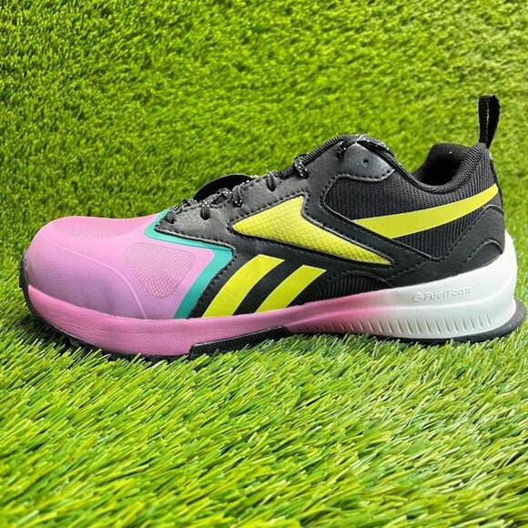 Reebok Lavante Trail 2 Womens Size 9M Pink Black Composite Toe Safety Work Shoes - Picture 2 of 10